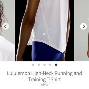 lululemon high neck running and training  Tee